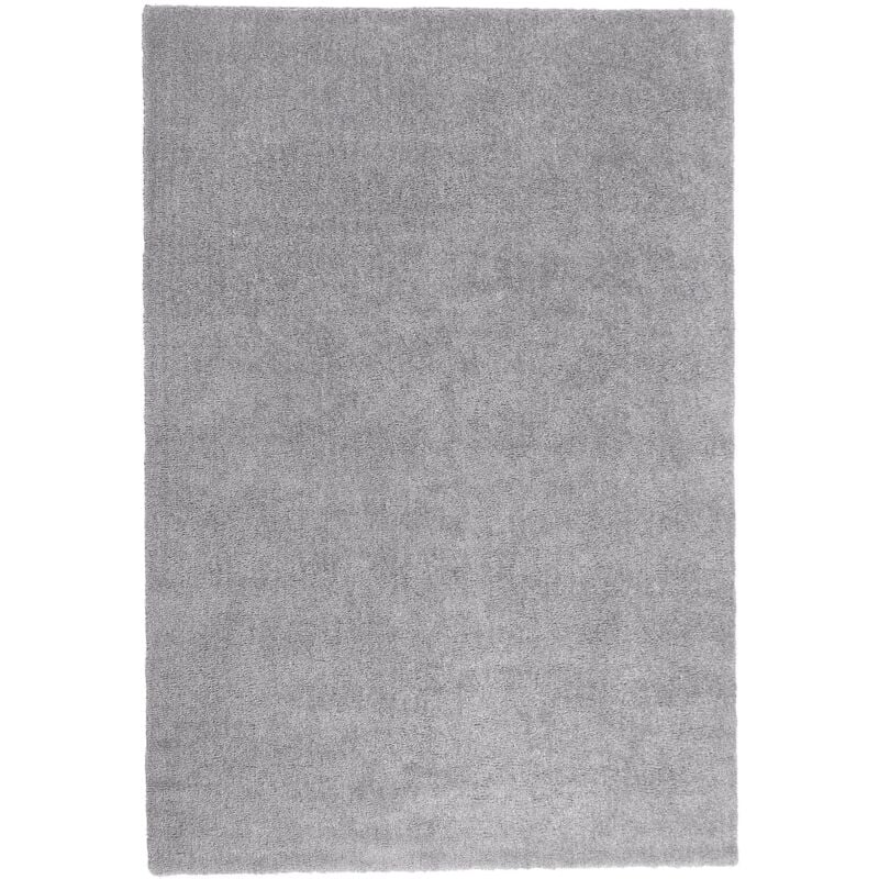 foto del prodotto tappeto shaggy grigio chiaro 140 x 200 cm demre