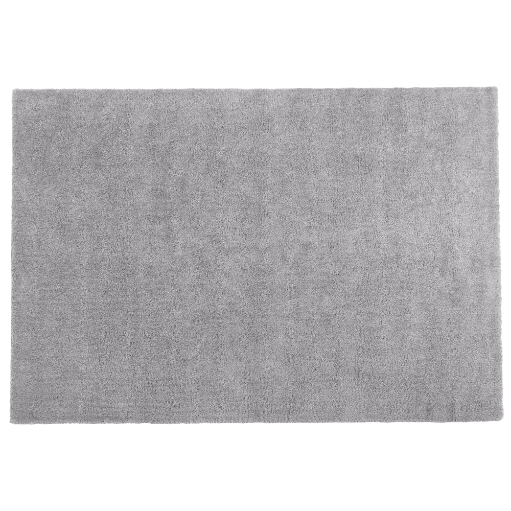 foto del prodotto tappeto shaggy grigio chiaro 140 x 200 cm moderno tappeto rettangolare trapuntato a pelo lungo