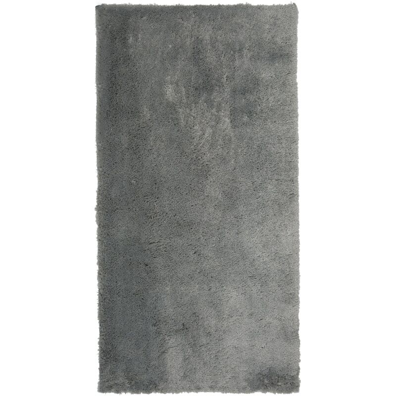 foto del prodotto tappeto shaggy grigio chiaro 80 x 150 cm evren
