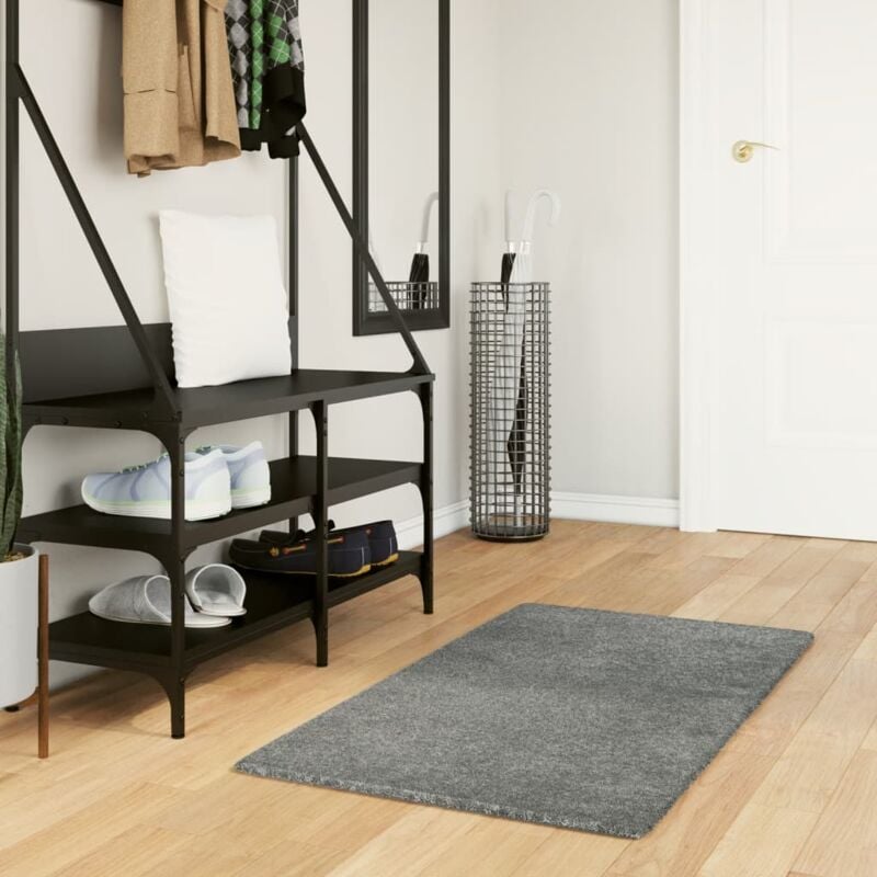 foto del prodotto tappeto shaggy pamplona a pelo lungo moderno verde 60x110 cm vidaxl