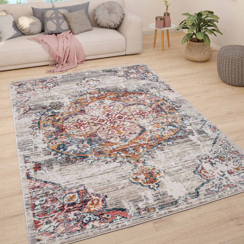 foto del prodotto tappeto soggiorno tappeto salotto pelo corto vintage pastello moderno orientale 60x100 cm, beige paco home