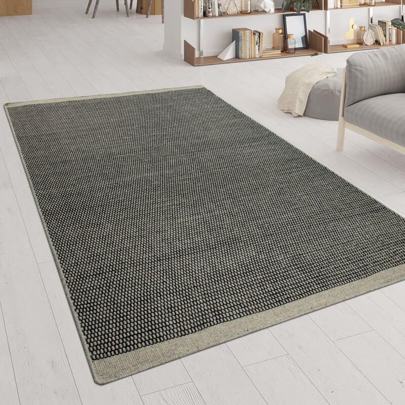 foto del prodotto tappeto tessuto a mano tessuto piatto look scandinavo m lange motivo jacquard in grigio 60x110 cm paco home