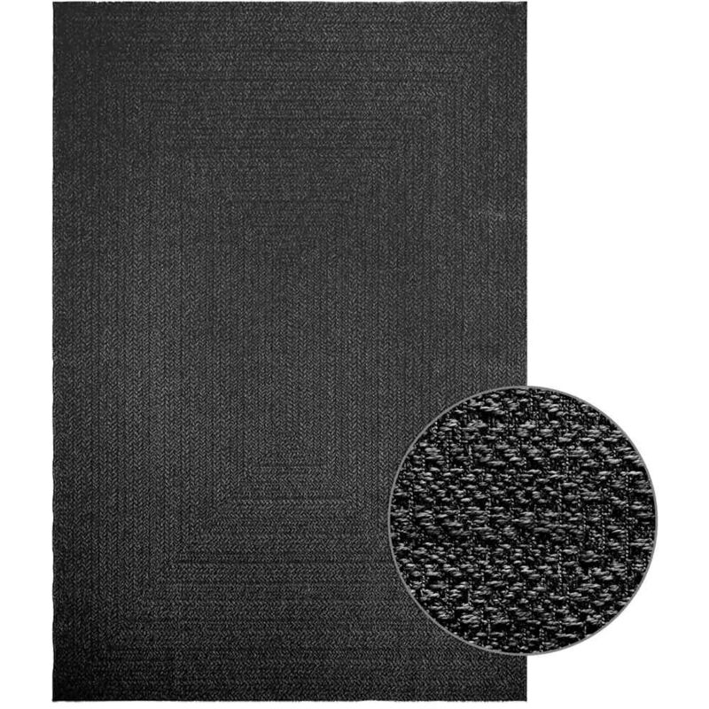 foto del prodotto tappeto zizur antracite 200x290 cm aspetto iuta interni esterni vidaxl