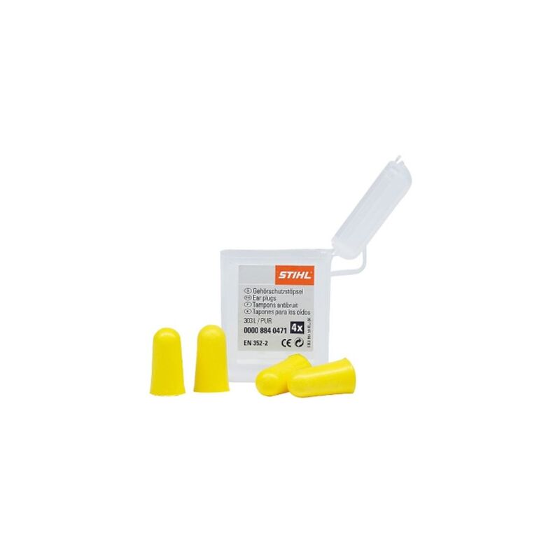 foto del prodotto tappi auricolari protezione udito in schiuma di poliuretano originale stihl