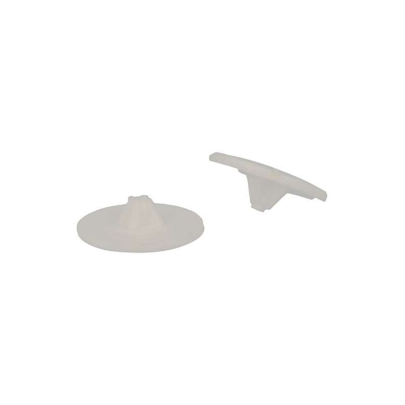 foto del prodotto tappi coprivite n plastica bianca per viti a croce ph e pz 20 pz