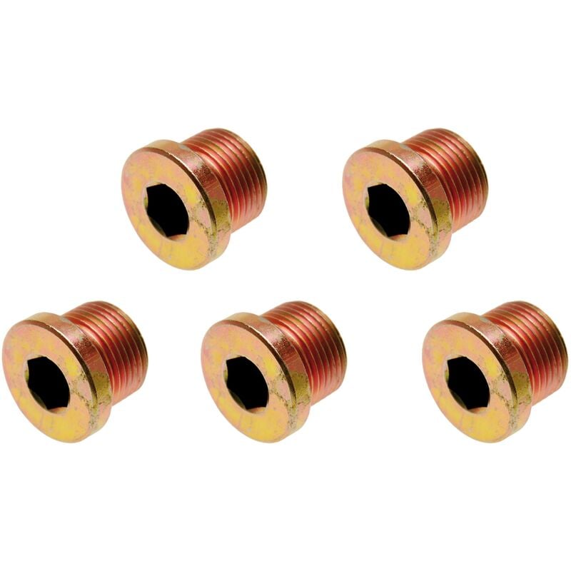 foto del prodotto tappi di scarico olio per 126 m17 x 1,5 mm 5 pz.