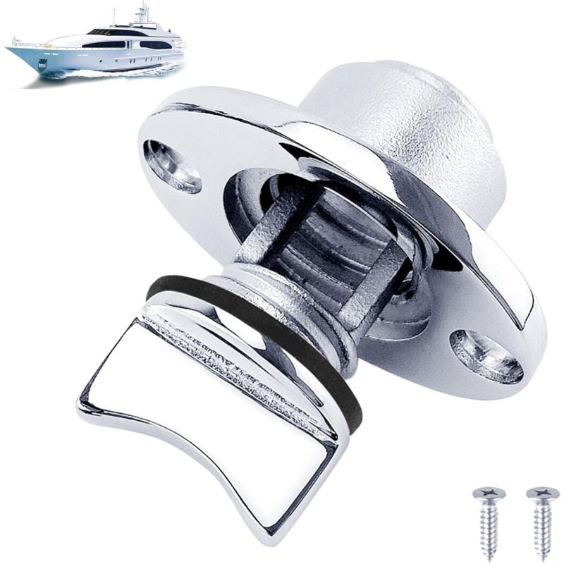 foto del prodotto tappi di scarico per barche kit di tappi marini in acciaio inossidabile - sigillato, inossidabile, con tappo di scarico per kayak, anello di tenuta