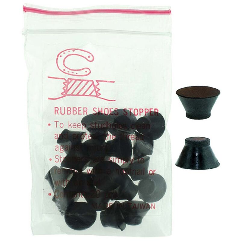 foto del prodotto tappi in gomma per ramponi 20 pezzi