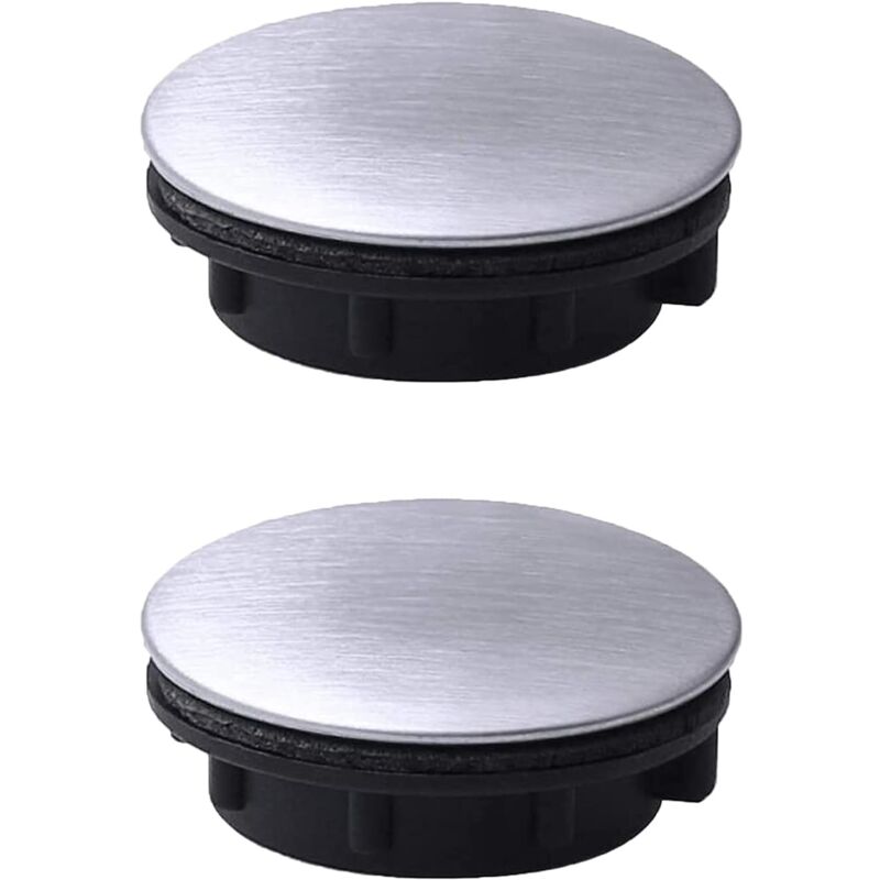 foto del prodotto tappi per lavello in acciaio inox, copri foro rubinetto, tappo per lavello, per bagno e cucina.