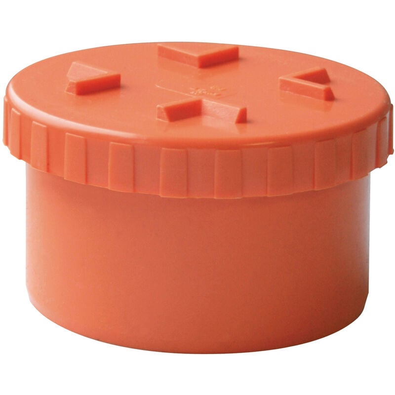 foto del prodotto tappo a vite pvc dm 100 arancio