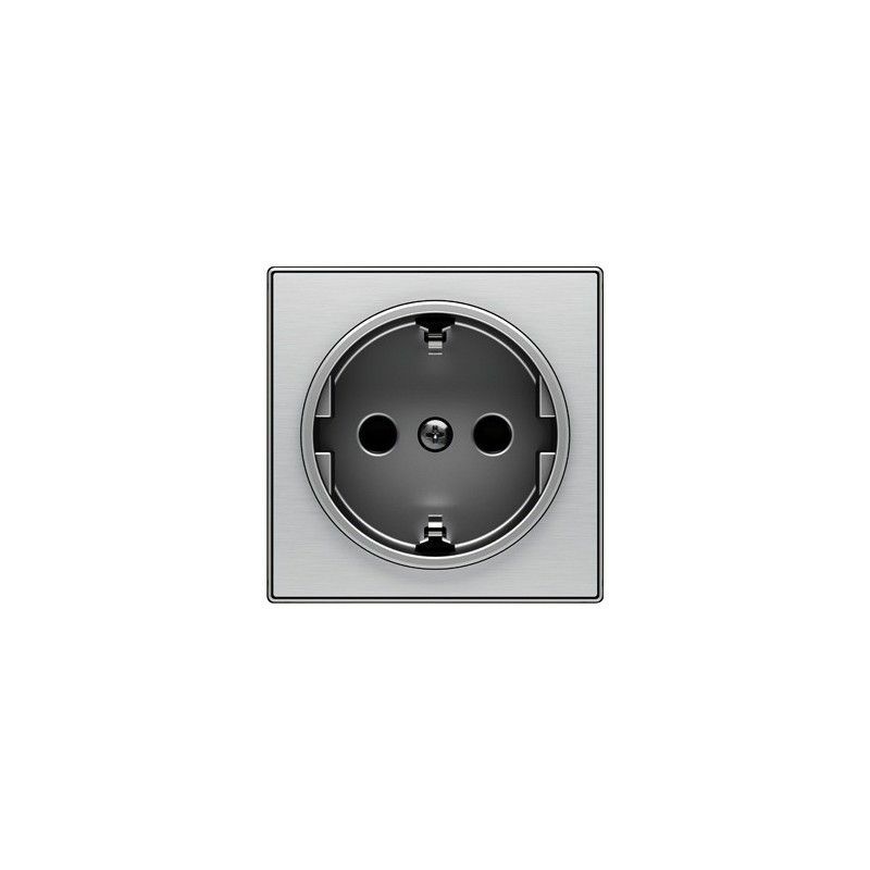 foto del prodotto tappo base spina schuko 2p tt acciaio inox niessen sky 8588 ai
