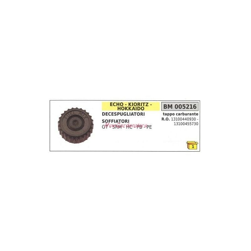foto del prodotto tappo carburante echo soffiatore gt srm hc pb pe 005216
