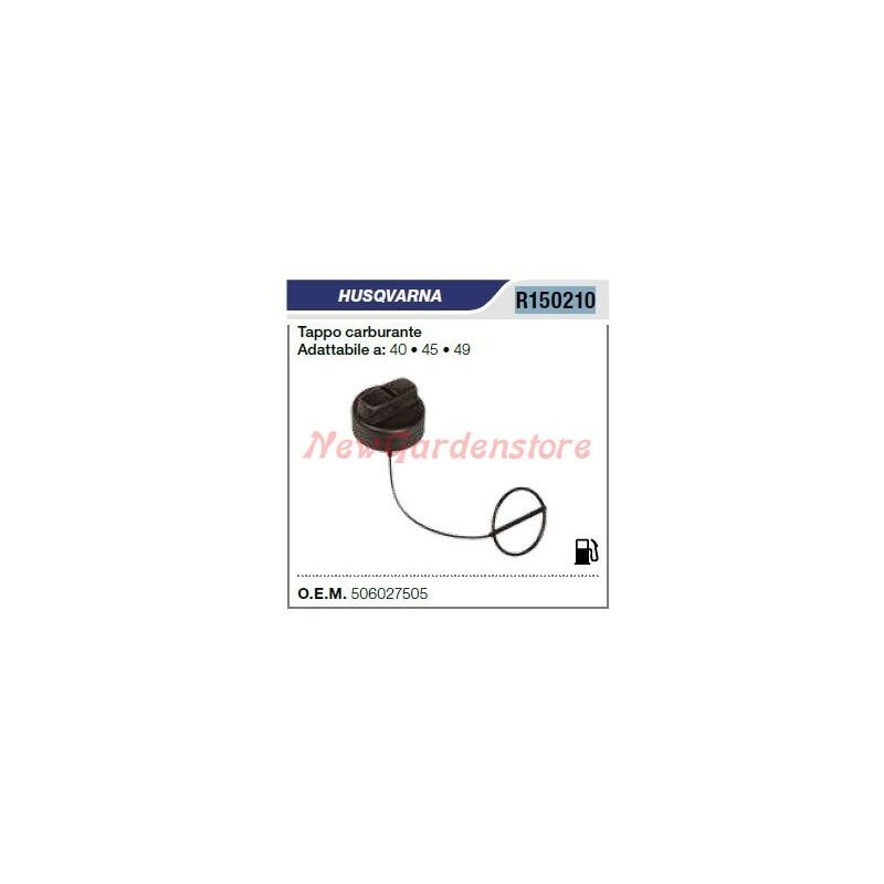 foto del prodotto tappo carburante husqvarna motosega 40 45 49 r150210 506027505