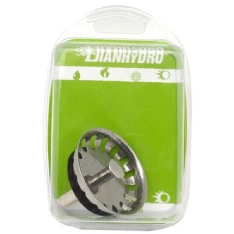 foto del prodotto tappo cestellino inox dm 52 mod. lux per piletta blister 