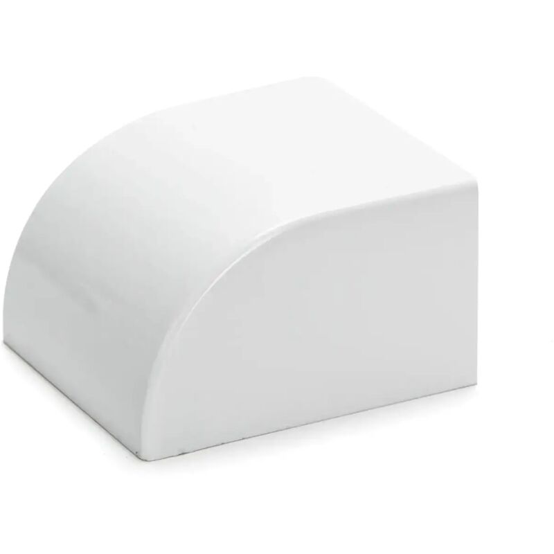 foto del prodotto tappo chiusura canalina elettrica quadrato in pvc bianco 60x40mm