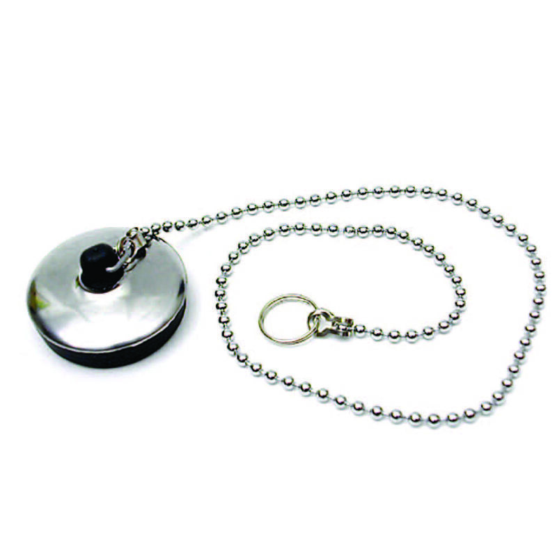 foto del prodotto tappo con catena a perline e anello mm.44