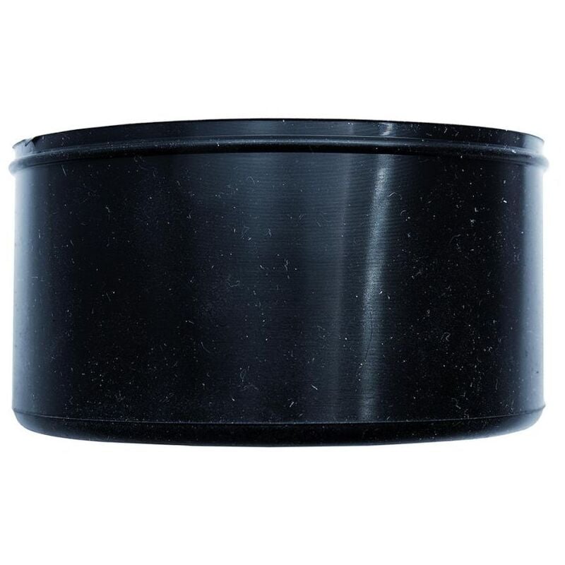 foto del prodotto tappo condensa 100 mm in silicone nero chiuso canna fumaria pellet