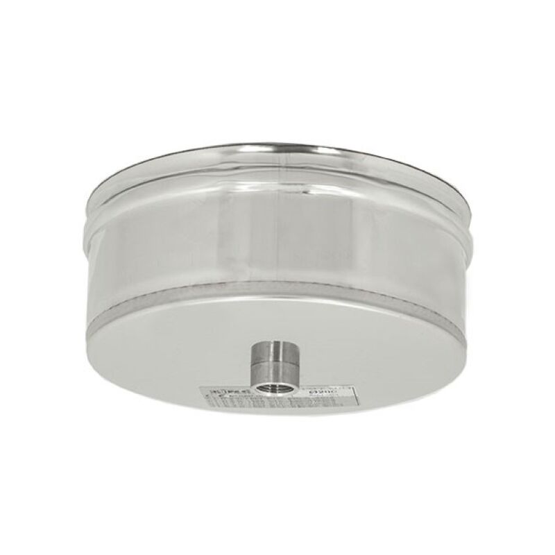 foto del prodotto tappo condensa monoparete acciaio inox con spurgo diametro 130 zinco calabria