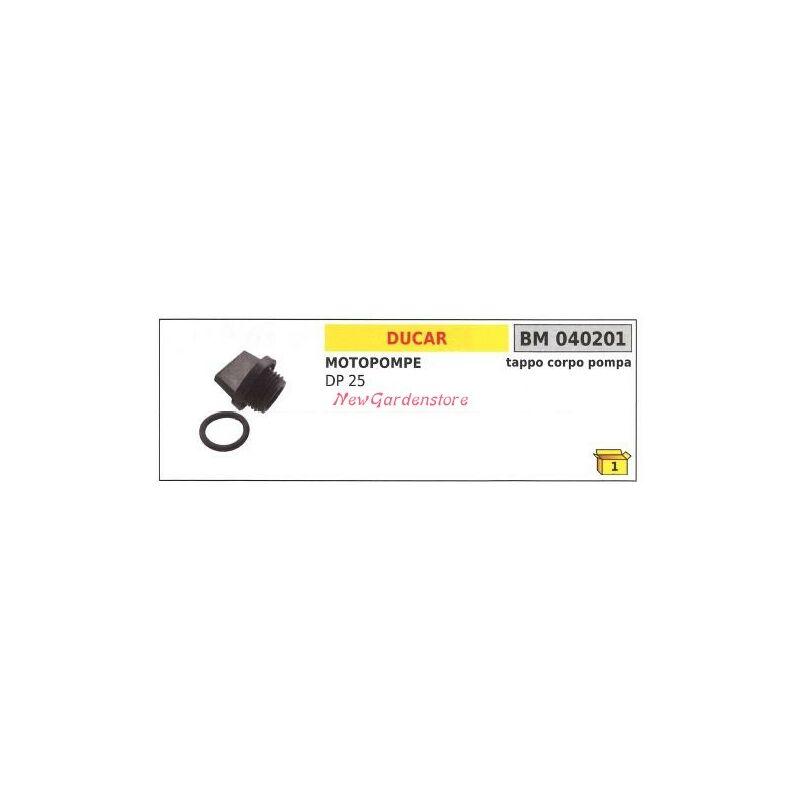 foto del prodotto tappo corpo ducar motopompa dp 25 040201