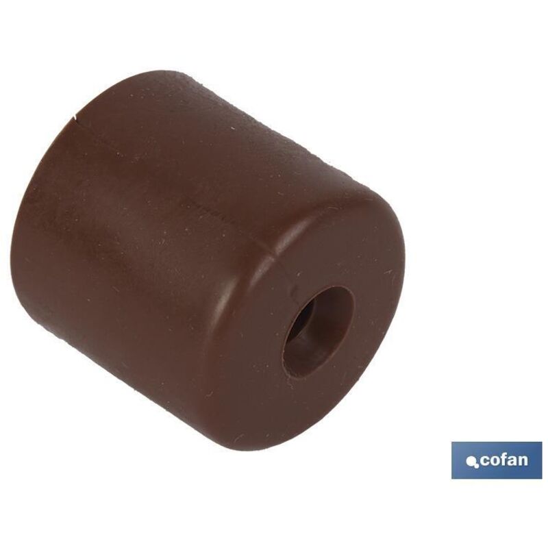 foto del prodotto tappo da 2 pezzi con tappo e vite marrone