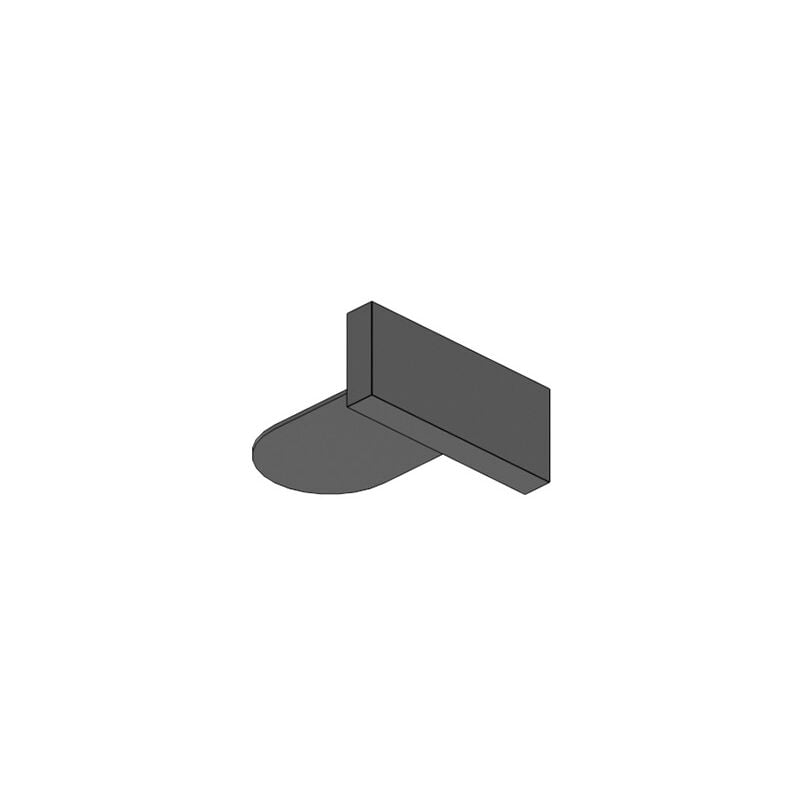 foto del prodotto tappo di colore nero serie mono