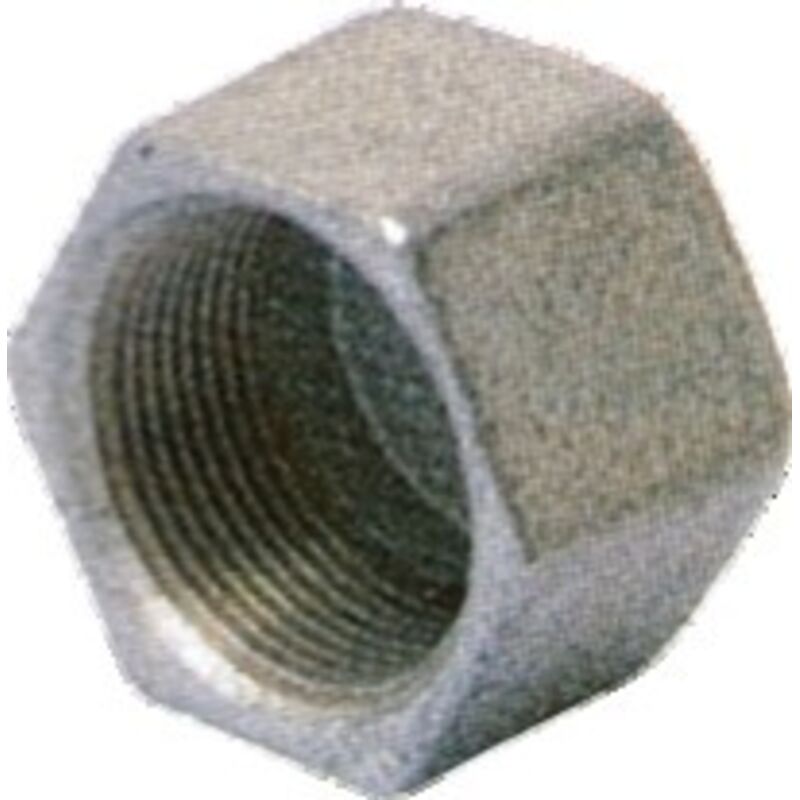 foto del prodotto tappo di fontana zincato femmina testa esagonale 50x60