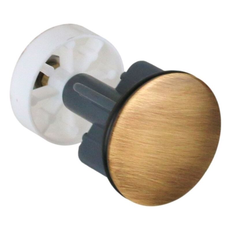 foto del prodotto tappo di ricambio universale per piletta di scarico con salterello colore bronzo cgs t007l.25 bronzo