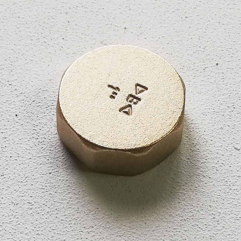 foto del prodotto tappo f in ottone da 1 2 2pz