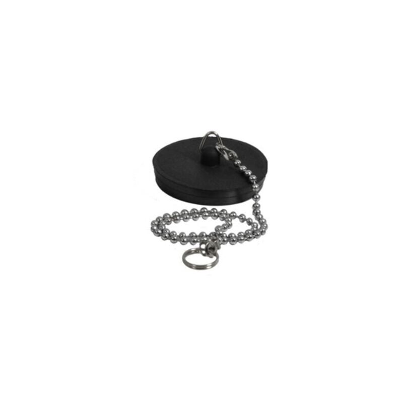foto del prodotto tappo gomma con catena ed anello diam. 47 mm ghidini