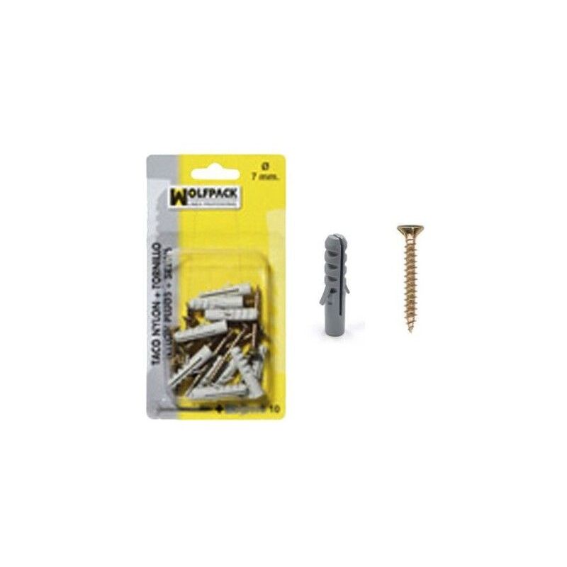 foto del prodotto tappo in nylon bullone a vite 4 mm. 25 pezzi 