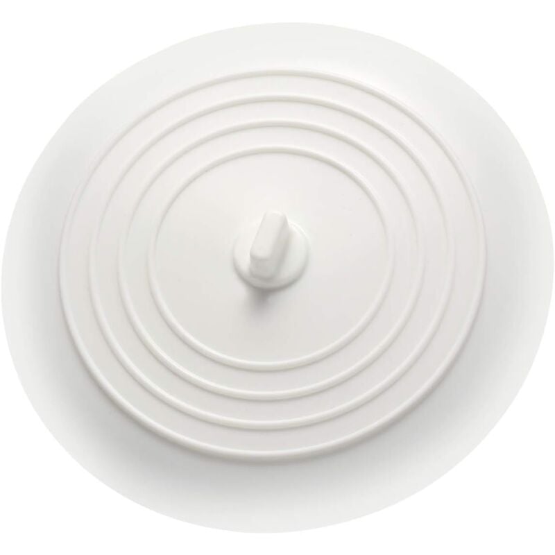 foto del prodotto tappo in silicone per lavello, per vaschetta di scarico per cucine, bagni, lavanderie bianco 