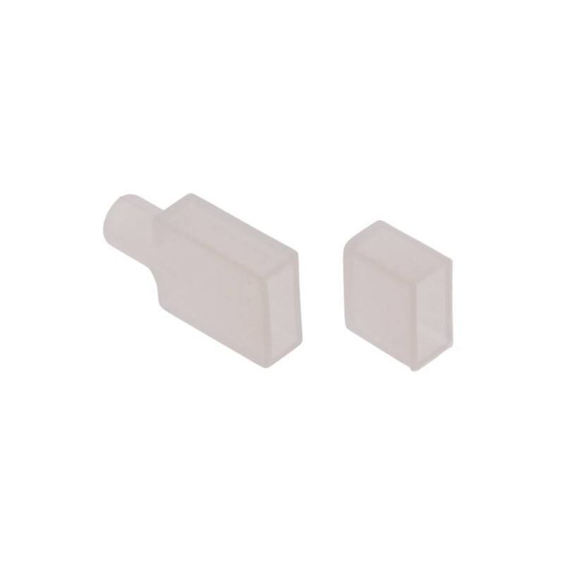 foto del prodotto tappo in silicone per neon flessibile inizio fine 4x10mm