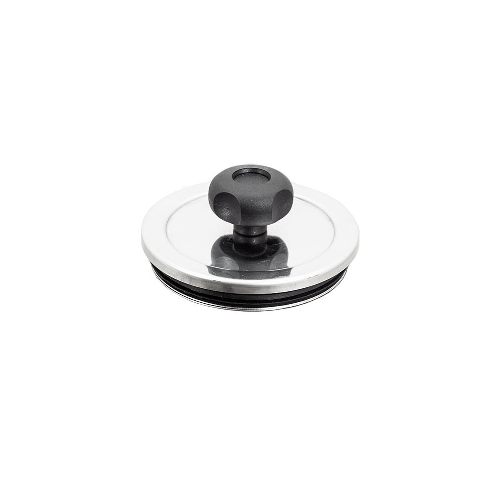 foto del prodotto tappo inox per ispezione con guarnizione, diametro 150mm