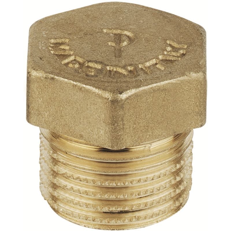 foto del prodotto tappo maschio filettato in ottone fp pattaroni f592 1 4 