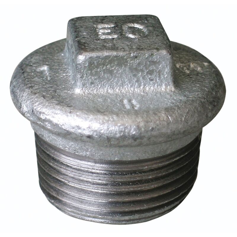 foto del prodotto tappo maschio in ghisa zincata malleabile per irrigazione e tubi -1 1/2