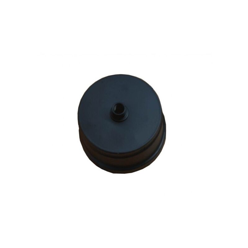 foto del prodotto tappo nero opaco per stufe a pellet d.100