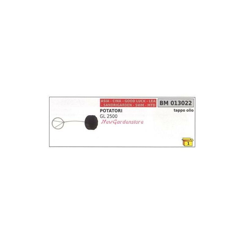 foto del prodotto tappo olio cina potatore gl 2500 013022