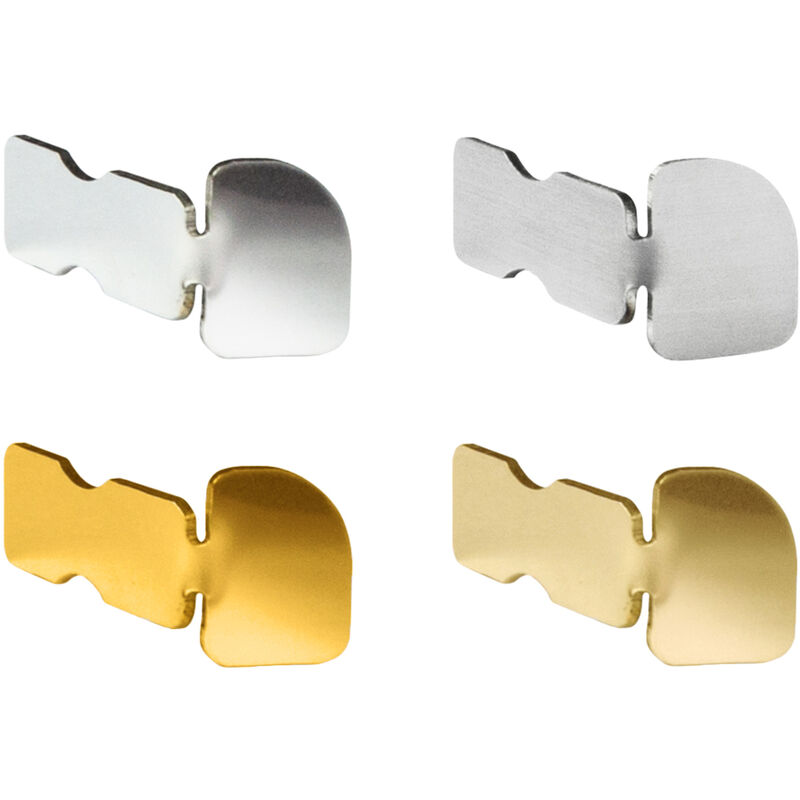 foto del prodotto tappo profilo rotondo acciaio inox hexim 10-12mm hex502 10 mm, argento spazzolato si