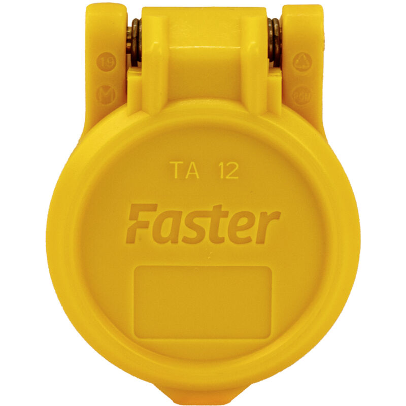 foto del prodotto tappo protezione automatico giallo femmina m1 2 