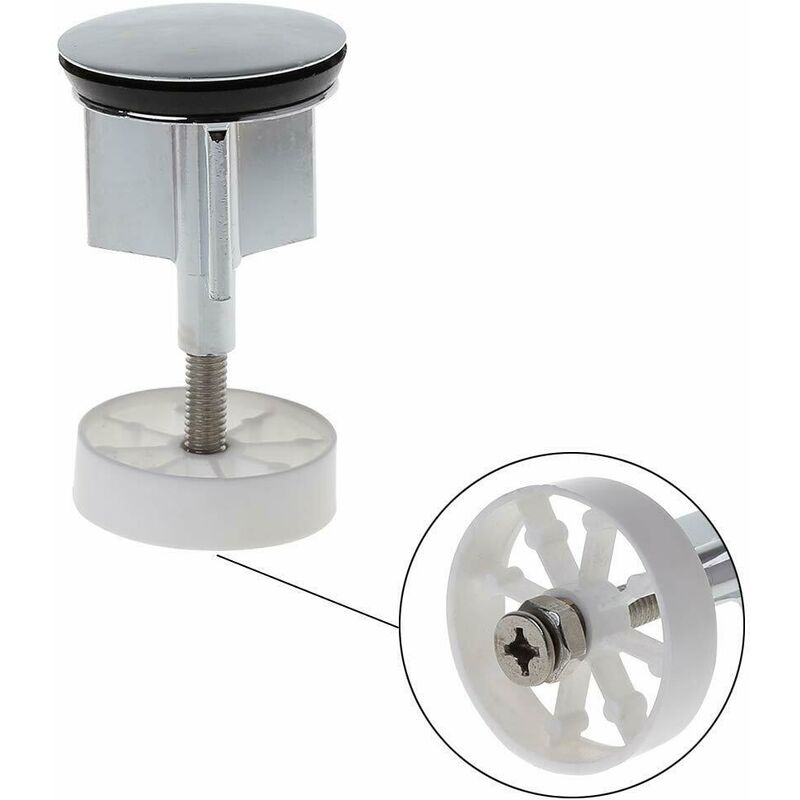 foto del prodotto tappo saltarello per piletta lavabo scarico bidet vasca 40mm art. 69685
