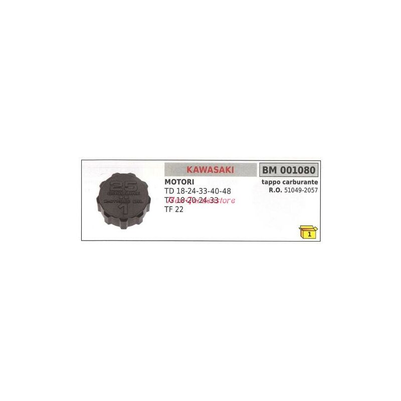foto del prodotto tappo serbatoio carburante motore kawasaki decespugliatore td 18 24 33 40 001080