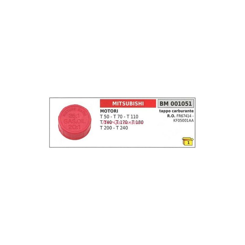 foto del prodotto tappo serbatoio carburante motore mitsubishi decespugliatore t 50 70 110 001051