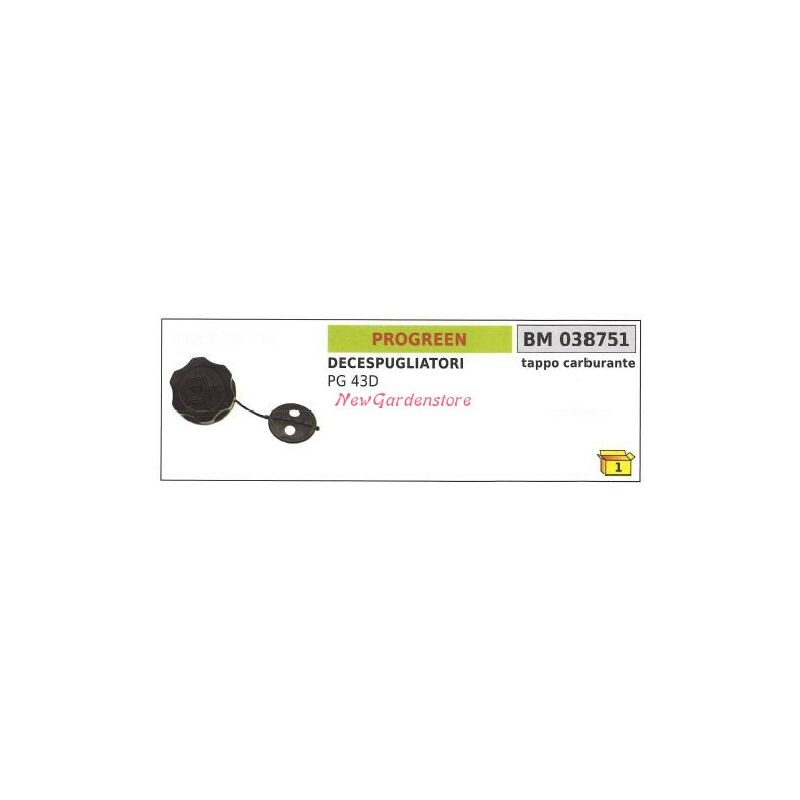 foto del prodotto tappo serbatoio carburante motore progreen decespugliatore pg 43d 038751