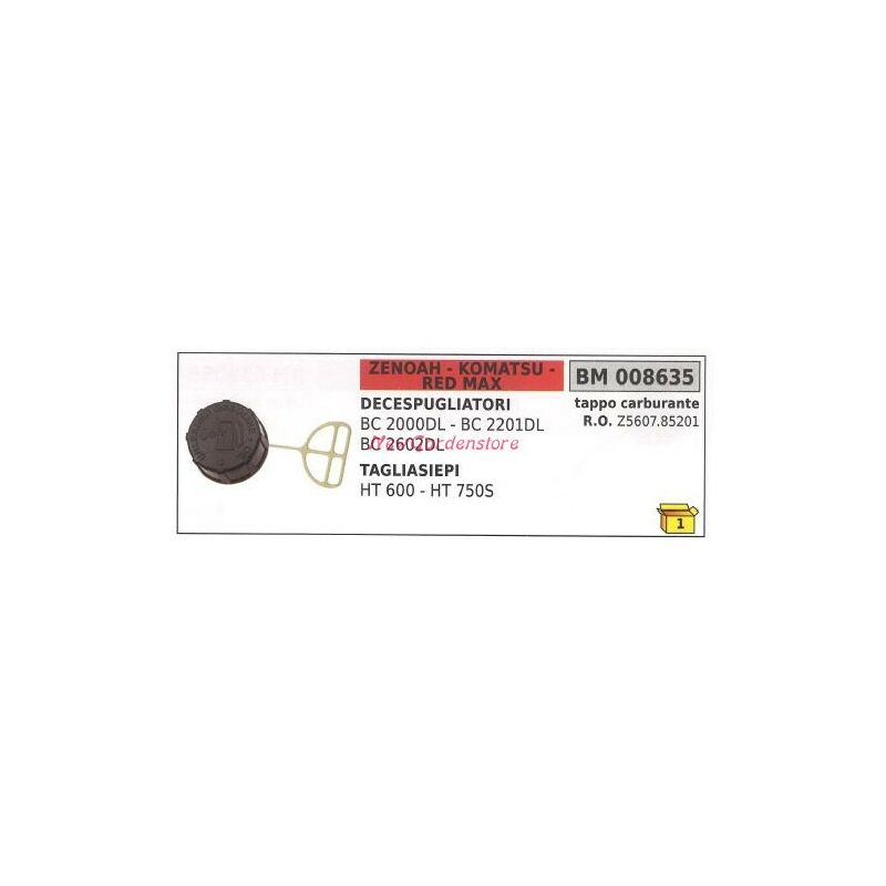 foto del prodotto tappo serbatoio carburante motore zenoah decespugliatore bc 2000dl 008635