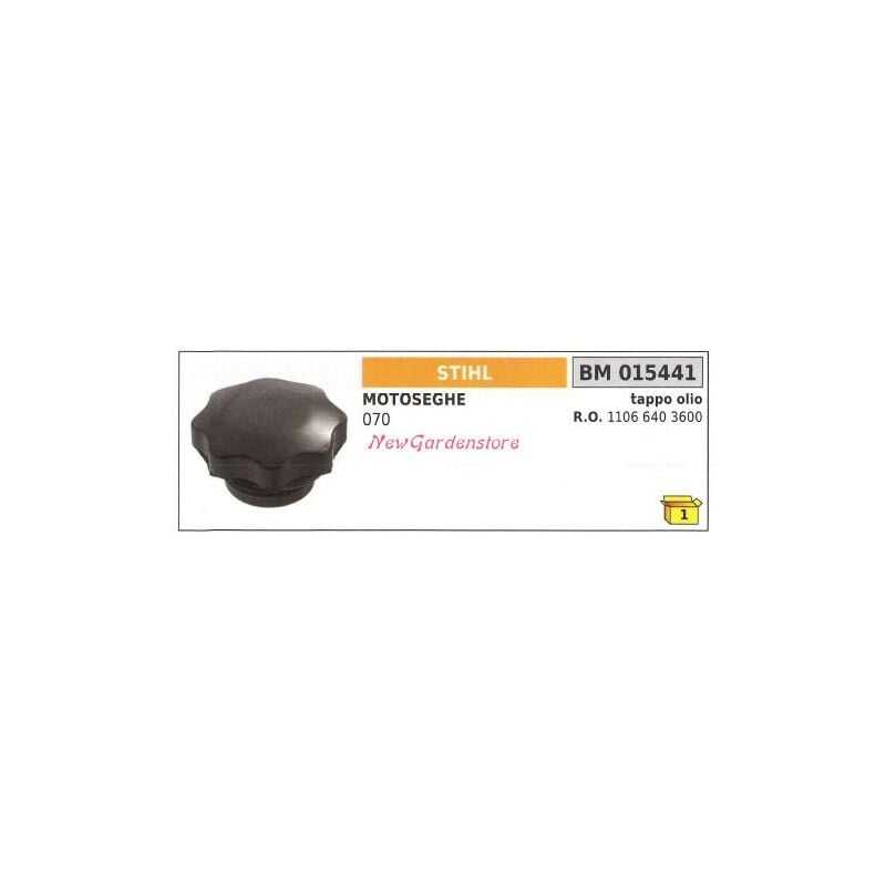 foto del prodotto tappo serbatoio olio motore stihl motosega 070 015441