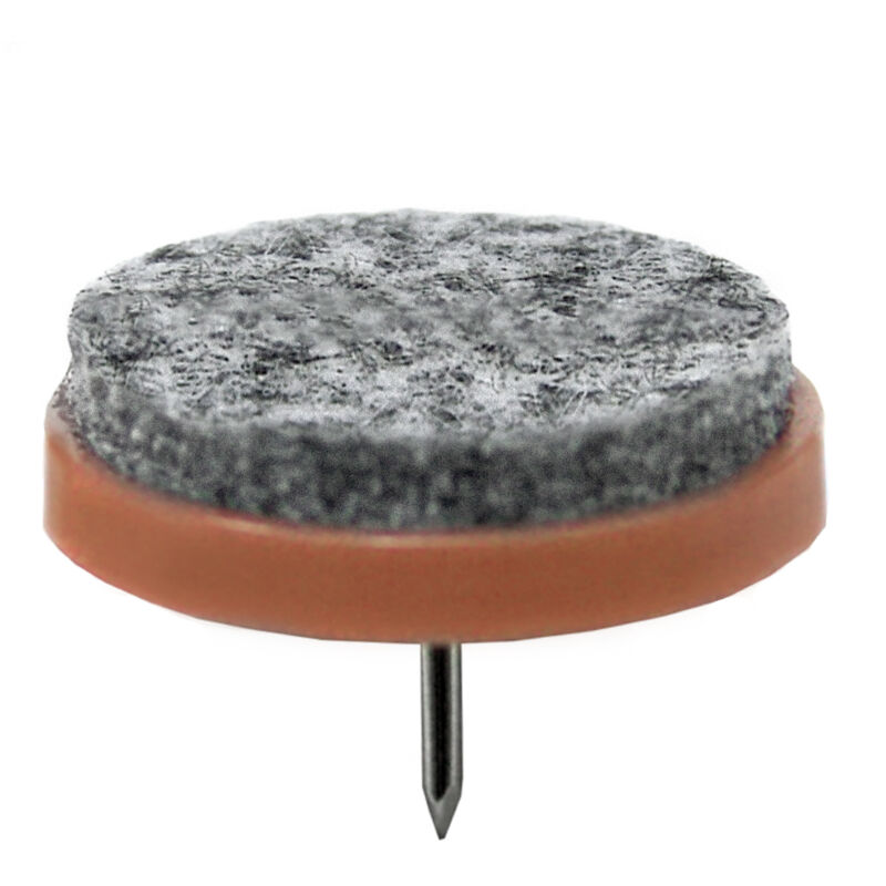 foto del prodotto tappo silenzioso in feltro marrone 28 mm 100 unità