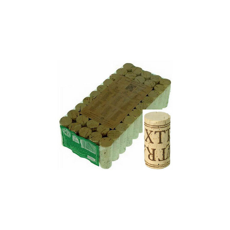 foto del prodotto tappo tappi sughero extra turaccioli sterilizzati 24x40 pz 100