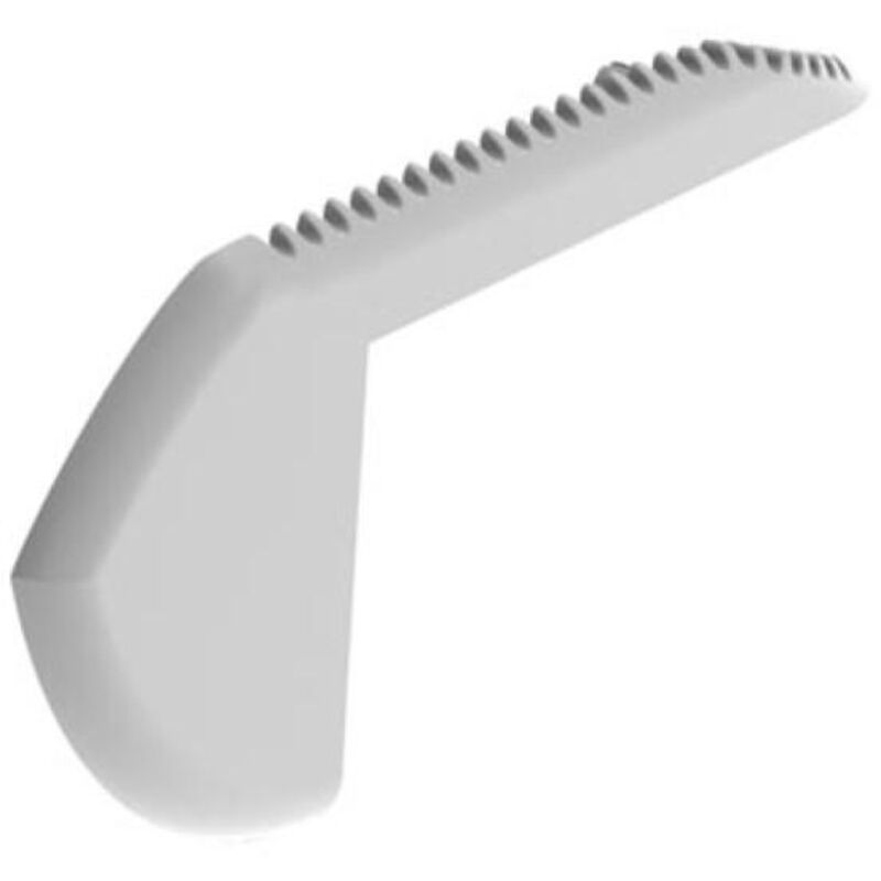 foto del prodotto tappo terminale in abs per scala in alluminio destra grigio