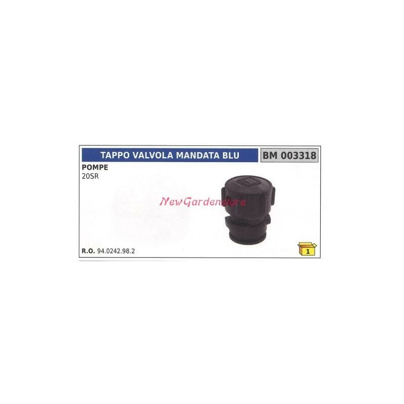 foto del prodotto tappo valvola mandata blu universale pompa bertolini 20sr 003318