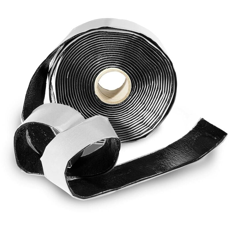 foto del prodotto tappy, nastro anticondensa in gomma butilica per impianti di climatizzazione e refrigerazione, 50 mm x 3 mm x 7,62 m, peso 1,6 kg errecom